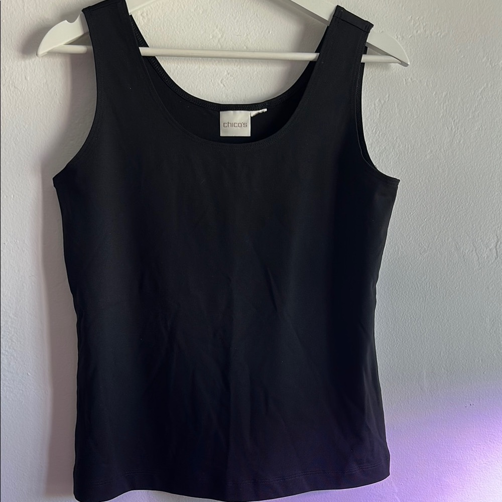 Chico's Black Sleeveless Top
